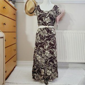 Linea Domani Creped Maxi Dress- Size 10